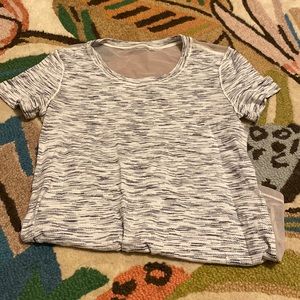 Lululemon mesh back shirt